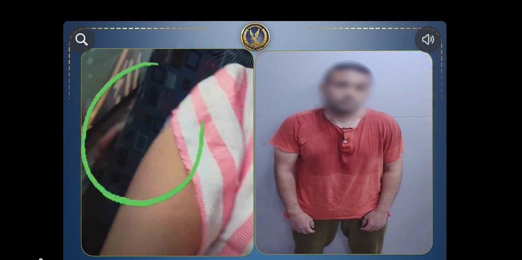 فيديو موظف يتحرش بطالبة في ميني باص الأميرية